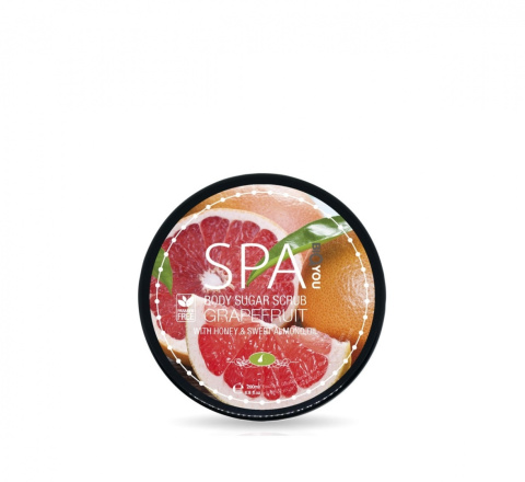 Bio2You Cukrowy peeling do ciała Grejpfrut 200 ml