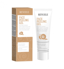 Peeling do skóry twarzy z ekstraktem ze śluzu ślimaka / Revuele Face Peeling Gel With Snails Filtrate (80 ml)