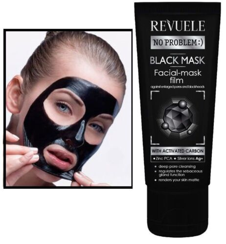Revuele Węglowa maska do twarzy No Problem Black Mask (80 ml)