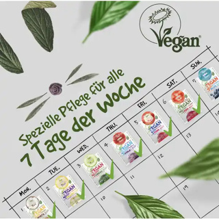 7DAYS GoVEGAN Friday Pink Day / Rozjaśniająca Maska W Płachcie (25 g)