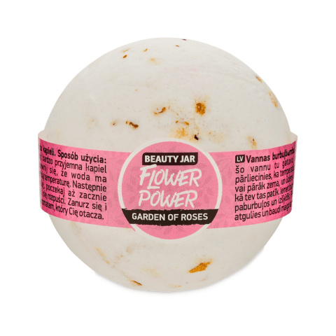 Beauty Jar Musująca kula do kąpieli Flower Power Garden of Roses 150 g