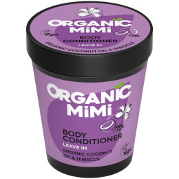 ORGANIC MiMi Odżywka do ciała bez spłukiwania kokos I hibiskus 200ml