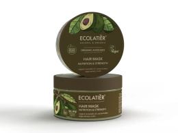 ECOLATIER Maska do włosów Odżywienie i Siła Organiczne awokado, 250 ml