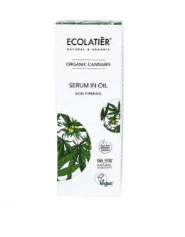 ECOLATIER Serum do twarzy w oleju ujędrniającym skórę Organiczne konopie indyjskie 50ml