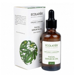 ECOLATIER Serum do twarzy w oleju ujędrniającym skórę Organiczne konopie indyjskie 50ml