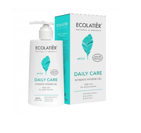 ECOLATIER Żel do higieny intymnej codziennej pielęgnacji 250ml