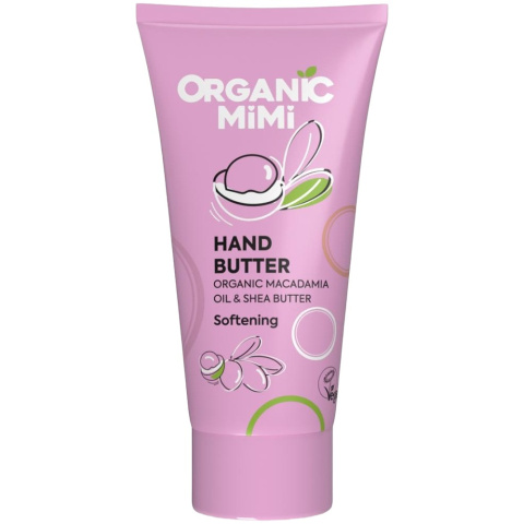 ORGANIC MiMi Zmiękczające Masło do Rąk Olejek Macadamia 50 ml
