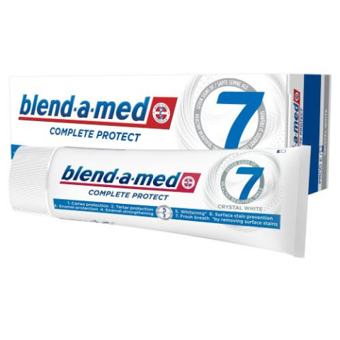 BLEND-A-MED Complete Protect 7 Crystal White Pasta do zębów, 75ml