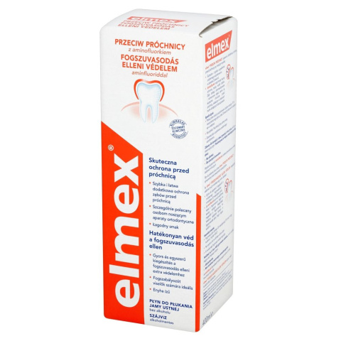 ELMEX Płyn do płukania zębów przeciw próchnicy 400ml