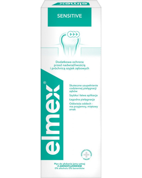 ELMEX Sensitive Płyn do płukania jamy ustnej 400ml