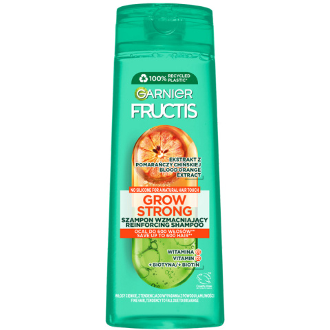 GARNIER Fructis Grow Strong Orange Szampon Wzmacniający Włosy 400 ml