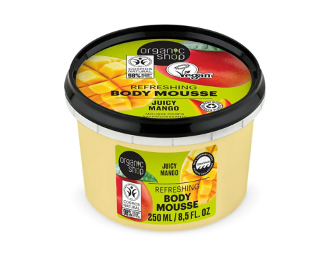 ORGANIC SHOP Odświeżająca Mousse do Ciała Soczyste Mango 250 ml