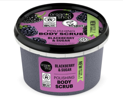 ORGANIC SHOP Peeling do ciała Blackberry 250 ml