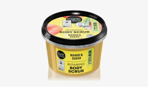 ORGANIC SHOP Regenerujący Peeling do ciała Mango i cukier 250 ml