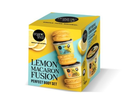 ORGANIC SHOP Zestaw upominkowy Lemon Macaron Perfect Body 250/250ml